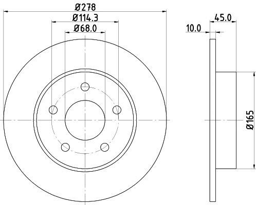 MDK0199 MINTEX Комплект тормозов, дисковый тормозной механизм (фото 2)