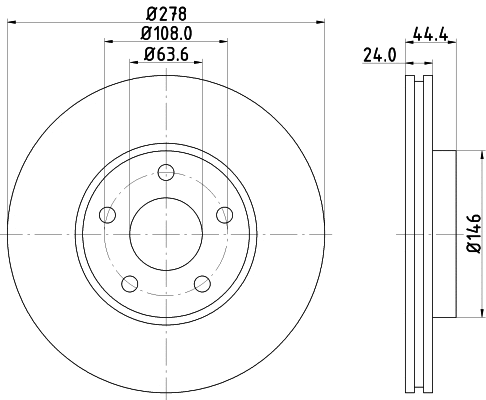 MVK0013 MINTEX Комплект тормозов, дисковый тормозной механизм (фото 2)
