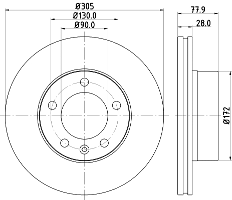 MVK0055 MINTEX Комплект тормозов, дисковый тормозной механизм (фото 2)