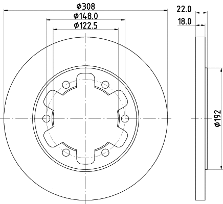 MVK0073 MINTEX Комплект тормозов, дисковый тормозной механизм (фото 2)