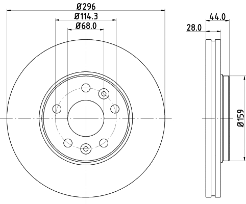 MVK0075 MINTEX Комплект тормозов, дисковый тормозной механизм (фото 2)