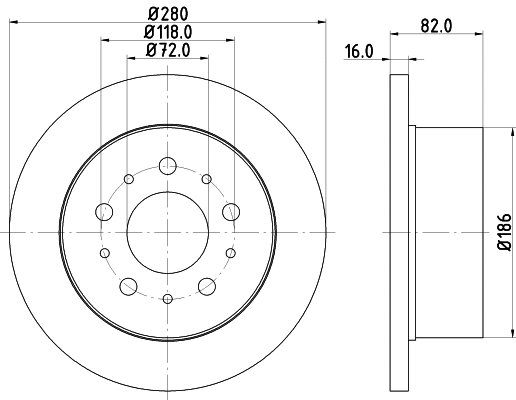 MVK0082 MINTEX Комплект тормозов, дисковый тормозной механизм (фото 2)