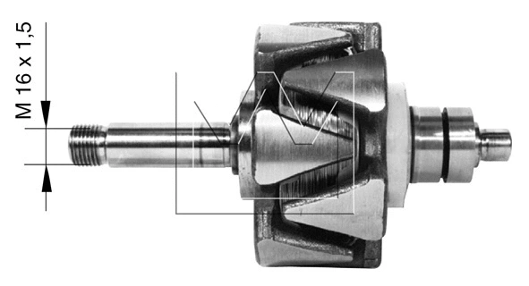 088090168 MONARK Ротор, генератор (фото 1)