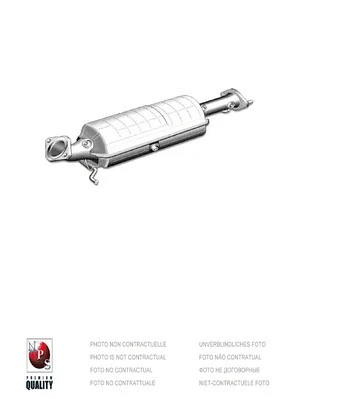 F435T01 NPS Сажевый / частичный фильтр, система выхлопа ОГ (фото 1)