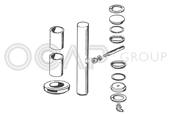 0927446 OCAP Ремкомплект, шкворень поворотного кулака (фото 1)