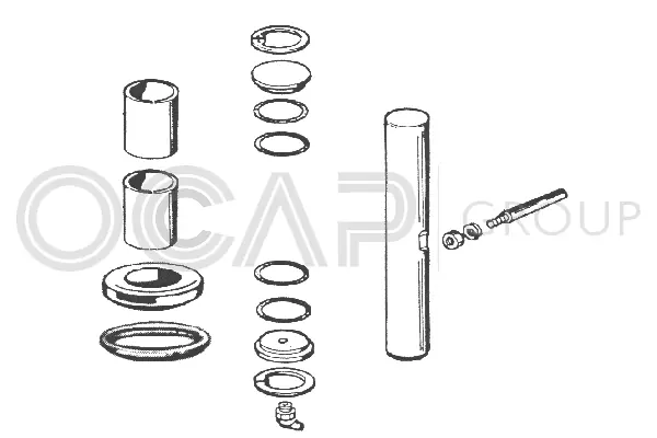 0927448 OCAP Ремкомплект, шкворень поворотного кулака (фото 1)