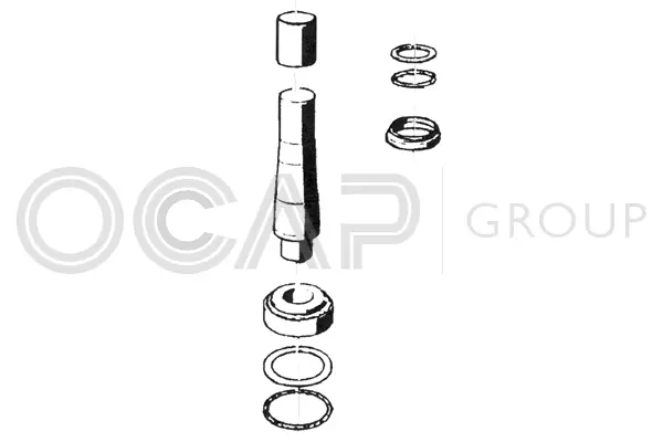 0927453 OCAP Ремкомплект, шкворень поворотного кулака (фото 1)