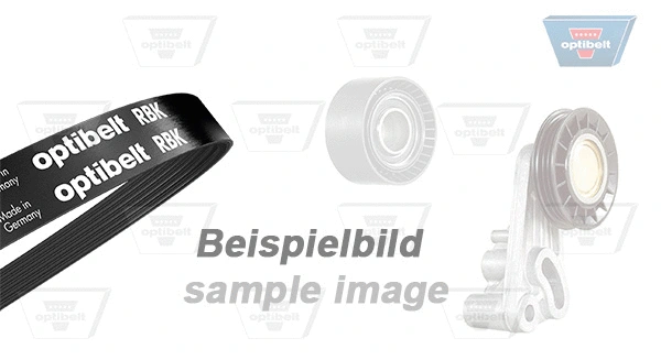 6 PK 1053KT1 OPTIBELT Поликлиновой ременный комплект (фото 1)