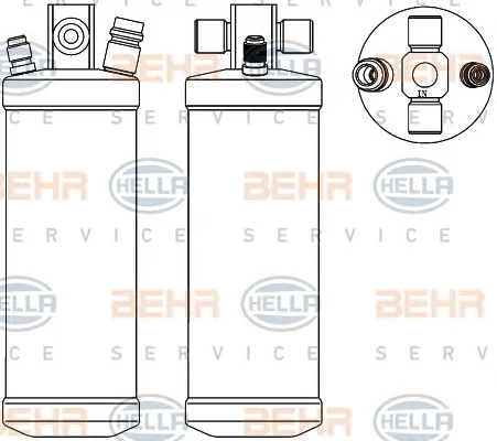 8FT 351 192-791 BEHR/HELLA/PAGID Осушитель кондиционера (фото 1)