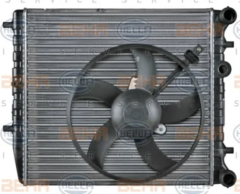 8MK 376 704-601 BEHR/HELLA/PAGID Радиатор охлаждения двигателя (фото 2)