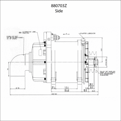 880703Z PRESTOLITE ELECTRIC Генератор (фото 3)