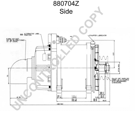 880704Z PRESTOLITE ELECTRIC Генератор (фото 3)