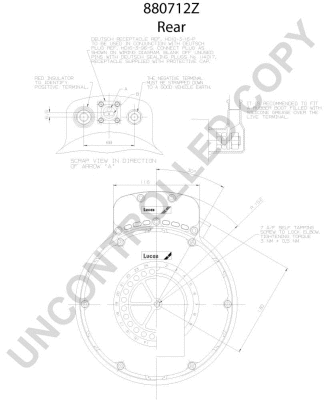 880712Z PRESTOLITE ELECTRIC Генератор (фото 1)