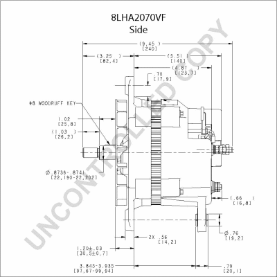 8LHA2070VF PRESTOLITE ELECTRIC Генератор (фото 5)