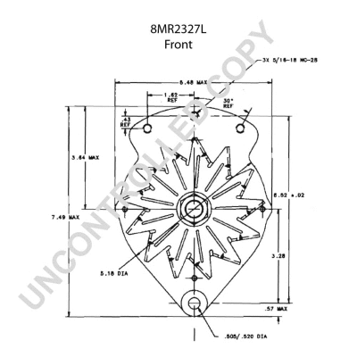 8MR2327L PRESTOLITE ELECTRIC Генератор (фото 3)