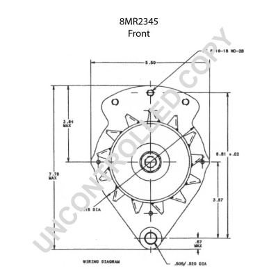 8MR2345 PRESTOLITE ELECTRIC Генератор (фото 3)