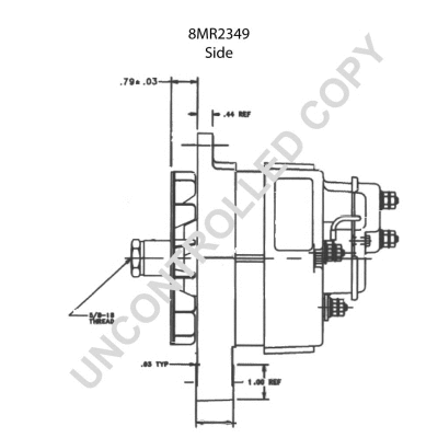 8MR2349 PRESTOLITE ELECTRIC Генератор (фото 5)