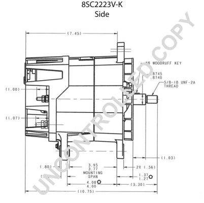 8SC2223V-K PRESTOLITE ELECTRIC Генератор (фото 5)