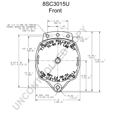 8SC3015U PRESTOLITE ELECTRIC Генератор (фото 3)