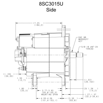 8SC3015U PRESTOLITE ELECTRIC Генератор (фото 5)