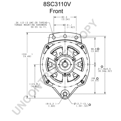 8SC3110V PRESTOLITE ELECTRIC Генератор (фото 3)