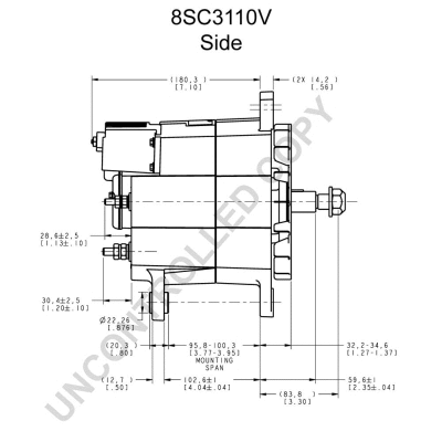 8SC3110V PRESTOLITE ELECTRIC Генератор (фото 5)