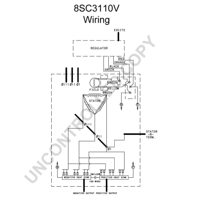 8SC3110V PRESTOLITE ELECTRIC Генератор (фото 9)