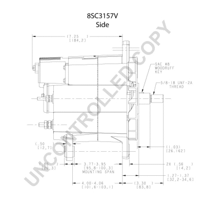 8SC3157V PRESTOLITE ELECTRIC Генератор (фото 5)