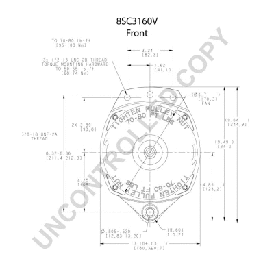 8SC3160V PRESTOLITE ELECTRIC Генератор (фото 3)