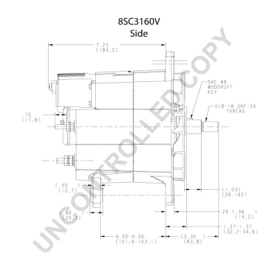 8SC3160V PRESTOLITE ELECTRIC Генератор (фото 5)