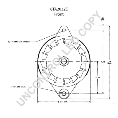 8TA2032E PRESTOLITE ELECTRIC Генератор (фото 3)