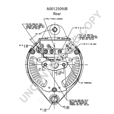 A0012509JB PRESTOLITE ELECTRIC Генератор (фото 4)