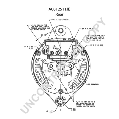 A0012511JB PRESTOLITE ELECTRIC Генератор (фото 4)