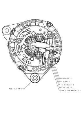 AVI147S3012HD PRESTOLITE ELECTRIC Генератор (фото 6)