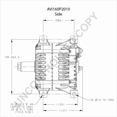 AVI160P2010 PRESTOLITE ELECTRIC Генератор (фото 5)