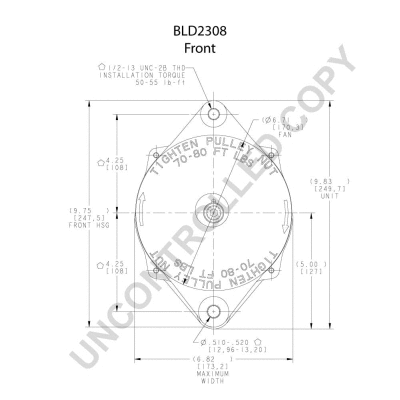 BLD2308 PRESTOLITE ELECTRIC Генератор (фото 3)