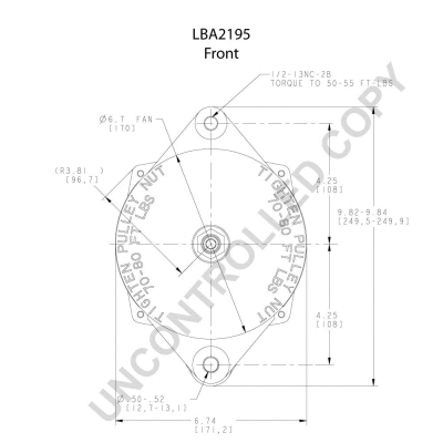 LBA2195 PRESTOLITE ELECTRIC Генератор (фото 2)