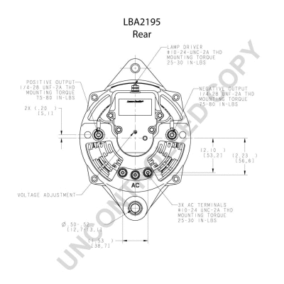 LBA2195 PRESTOLITE ELECTRIC Генератор (фото 3)