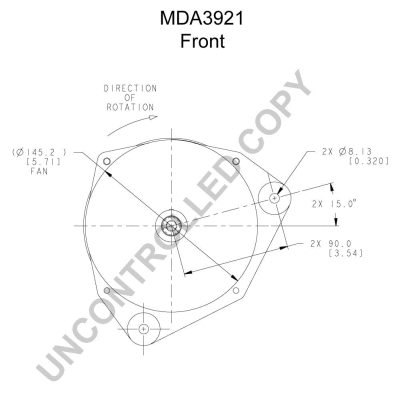 MDA3921 PRESTOLITE ELECTRIC Генератор (фото 3)