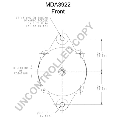 MDA3922 PRESTOLITE ELECTRIC Генератор (фото 3)