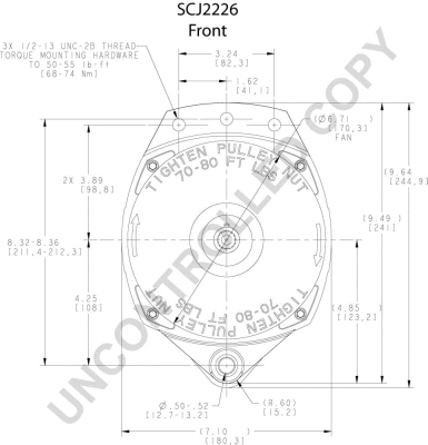 SCJ2226 PRESTOLITE ELECTRIC Генератор (фото 2)