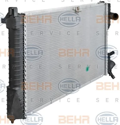 8MK 376 711-681 BEHR/HELLA/PAGID Радиатор охлаждения двигателя (фото 6)