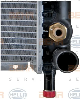 8MK 376 714-011 BEHR/HELLA/PAGID Радиатор охлаждения двигателя (фото 10)