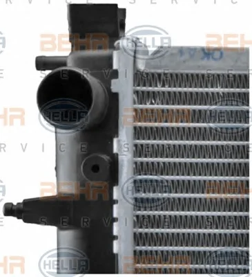 8MK 376 714-481 BEHR/HELLA/PAGID Радиатор охлаждения двигателя (фото 8)