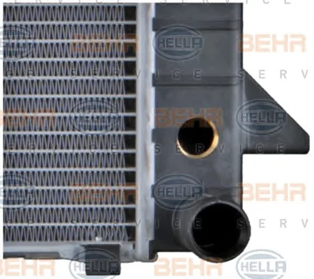 8MK 376 714-601 BEHR/HELLA/PAGID Радиатор охлаждения двигателя (фото 9)