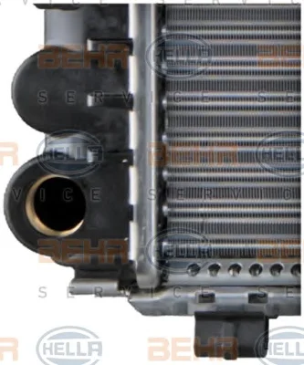 8MK 376 715-261 BEHR/HELLA/PAGID Радиатор охлаждения двигателя (фото 9)