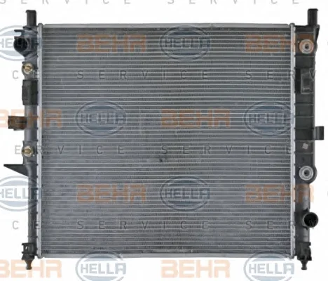 8MK 376 718-591 BEHR/HELLA/PAGID Радиатор охлаждения двигателя (фото 2)