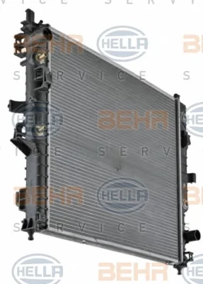 8MK 376 718-591 BEHR/HELLA/PAGID Радиатор охлаждения двигателя (фото 6)