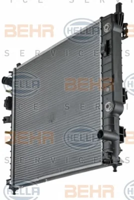 8MK 376 718-591 BEHR/HELLA/PAGID Радиатор охлаждения двигателя (фото 7)