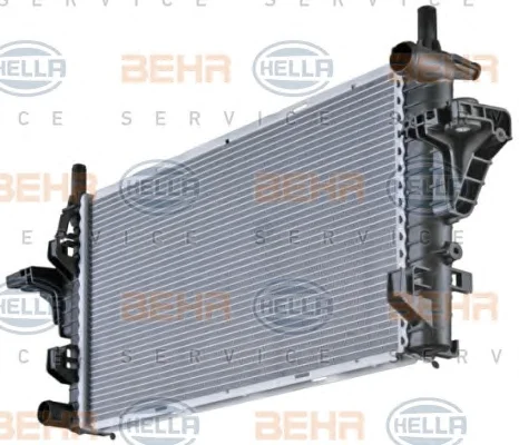 8MK 376 719-751 BEHR/HELLA/PAGID Радиатор охлаждения двигателя (фото 6)